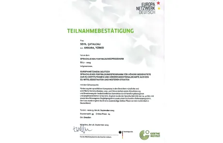 Goethe Europa Netzwerk Deutsch