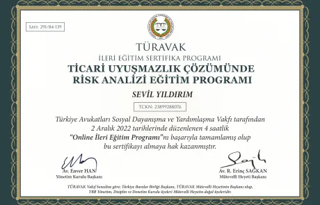 Ticari Uyuşmazlık Risk Analizi
